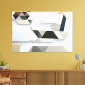 Geometric Harmony Canvas Afdruk (Insitu (Woonkamer))