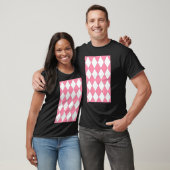 Geometric Large Harlequin Pattern Baker Miller Pin T-shirt (Unisex)