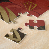 Geometric Lion Jungle Jigsaw Puzzle (Côté)