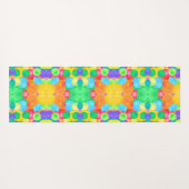 Geometric Magical abstract color art Yogamat (Achterkant (horizontaal))