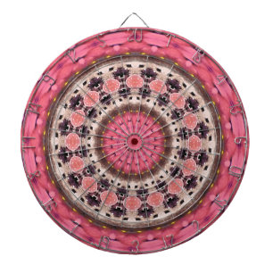 Geometric Mandala Design Dart Board Dartbord