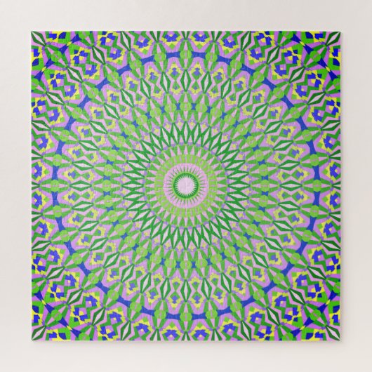 Geometric Mandala Legpuzzel (Verticaal)