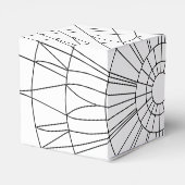 Geometric Mandala Pattern Bedankdoosjes (Achterkant)