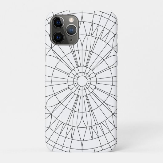Geometric Mandala Pattern Case-Mate iPhone Case (Achterkant)