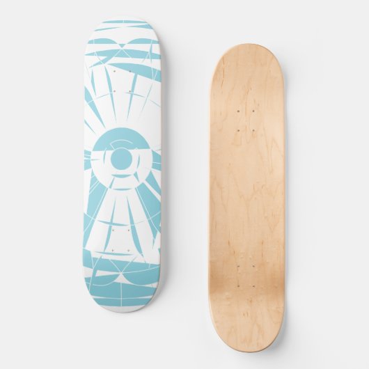 Geometric Mandala Pattern Skateboard (Voorkant)