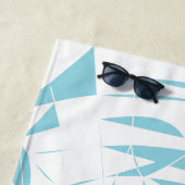 Geometric Mandala Pattern Strandlaken (In situ)