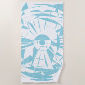 Geometric Mandala Pattern Strandlaken (Voorkant)