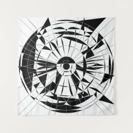 Geometric Mandala Pattern Wandkleed