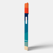 Geometric Mid Century Retro Golven Regenboog Trend Case-Mate iPhone Case (Achterkant / Rechts)