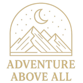 Geometric Mountain & Moon Avontuur T-Shirt – Diep