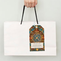 Geometric Mozaïek Staine Glass Retirement Dank u