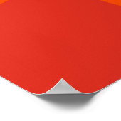 Geometric mural background. Modern & vibrant com Poster (Hoek)