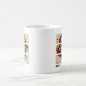 Geometric Muse – Abstract Face Mug Koffiemok (Center)