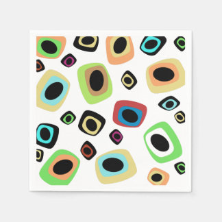 Geometric Napkins uit de middeleeuwen Servet