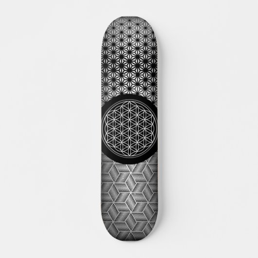 geometric negative skate skateboard (Voorkant)