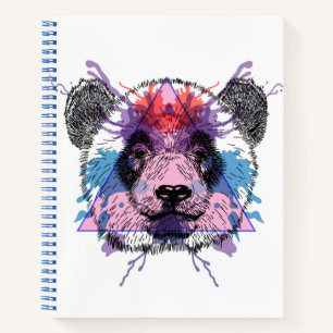 Geometric Panda Beer Notitieboek