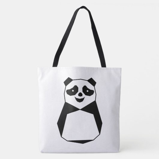 Geometric Panda Draagtas (Voorkant)