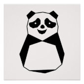 Geometric Panda Perfect Poster (Voorkant)
