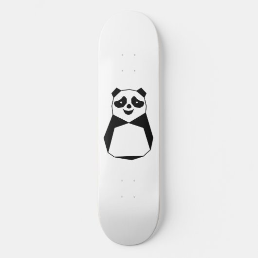 Geometric Panda Skateboard (Voorkant)