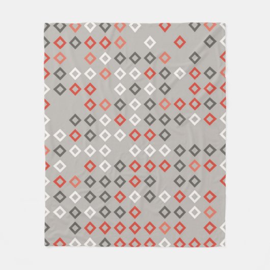 Geometric pattern design abstract, art, background fleece deken (Voorkant)