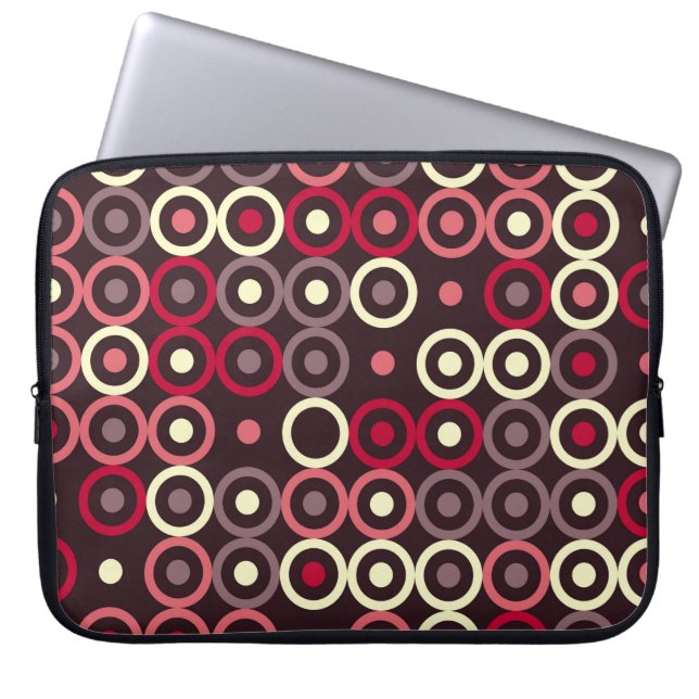 Geometric pattern design abstract, art., grafiek laptop sleeve (Voorkant)