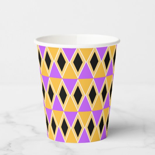 Geometric Pattern Papieren Bekers (Links)