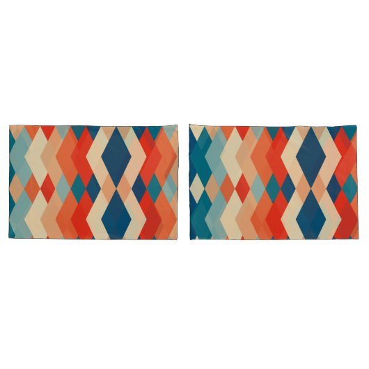 Geometric Pattern Pillowcases – Decorative  Kussensloop (Achterkant-Set)