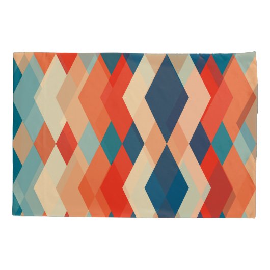 Geometric Pattern Pillowcases – Decorative Kussensloop (Achterkant-Links)