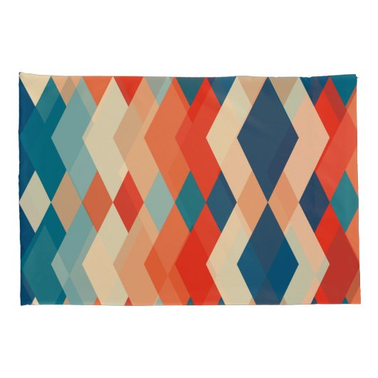 Geometric Pattern Pillowcases – Decorative Kussensloop (Achterkant-Rechts)