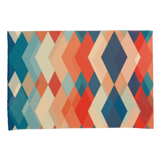 Geometric Pattern Pillowcases – Decorative Kussensloop (Voorkant-Rechts)