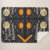 Geometric Pattern Sherpa Blanket Sherpa Deken (Voorkant (horizontaal))