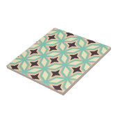 Geometric pattern with alternating dark star shape tegeltje (Zijkant)