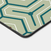 Geometric pattern with interlocking hexagons (Coin)