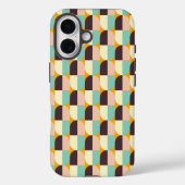 Geometric pattern with overlapping half-circles Case-Mate iPhone case (Achterkant)