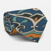Geometric Persian Pattern Tie – Bold Artistic Neck Stropdas (Opgerold)
