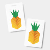 Geometric Pineapple Badge (Voor- en achterkant)