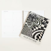 Geometric planner abstract modern simple trendy (Devant avec enveloppe)