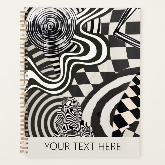 Geometric planner abstract modern simple trendy (Devant)