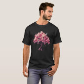 geometric poly vector Blossom into Spring Cherry B T-shirt (Voorkant volledig)