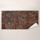 Geometric seamless pattern created in trendy ethni (Serviette de bain)