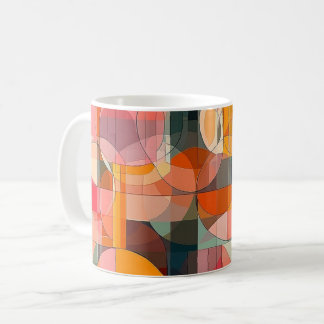 Geometric Shapes and Vibrant Colors Wall Art Print Koffiemok