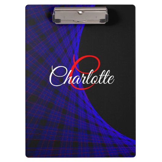 Geometric Space Carpet Clipboard Klembord (Voorkant)