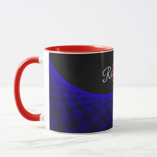 Geometric Space Carpet Coffee Mug (Gauche)