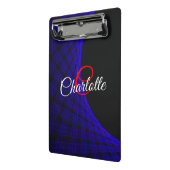 Geometric Space Carpet Mini Clipboard Mini Klembord (Angled2)