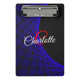 Geometric Space Carpet Mini Clipboard Mini Klembord