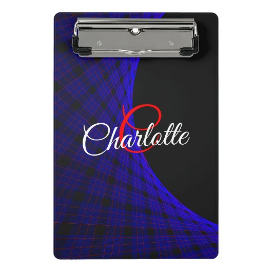Geometric Space Carpet Mini Clipboard Mini Klembord (Voorkant)