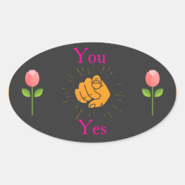  geometric sticker, pink green sticker, modern pat ovale sticker