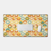 Geometric Sunburst Circles - Retro Mid-Century  Bureaumat (Keyboard & Muis)