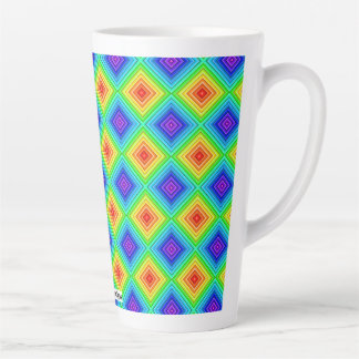 Geometric Topography - Latte Mug
