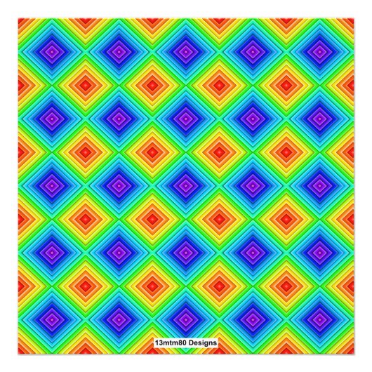 Geometric Topography (pattern) - Photo Print Foto Afdruk (Voorkant)